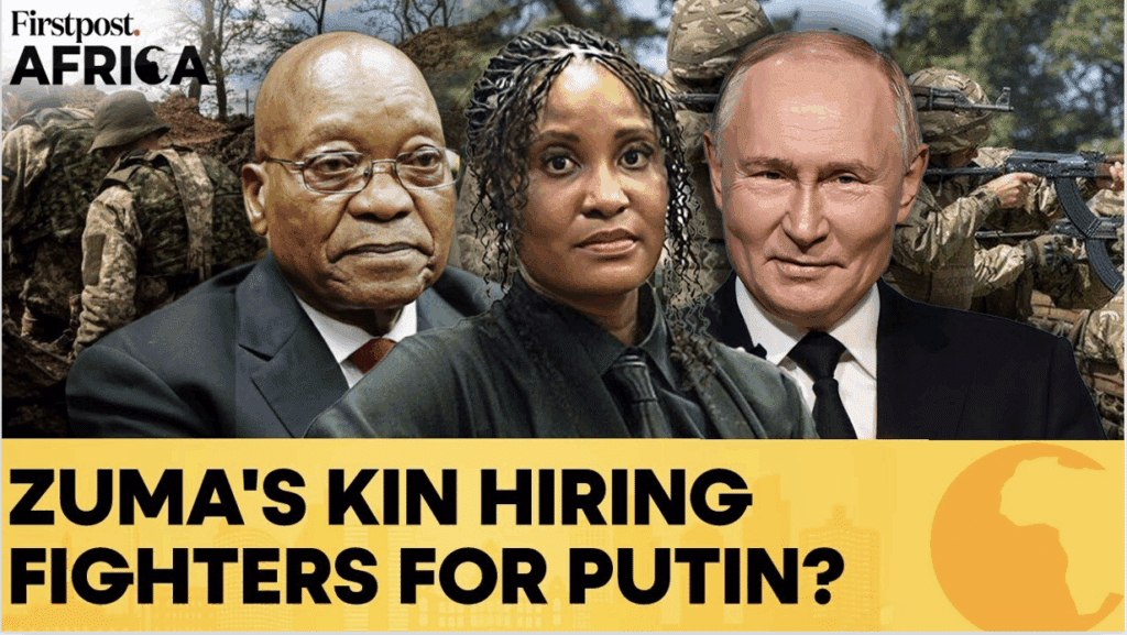 Zuma daughter recruiting African fighters for Putin's war