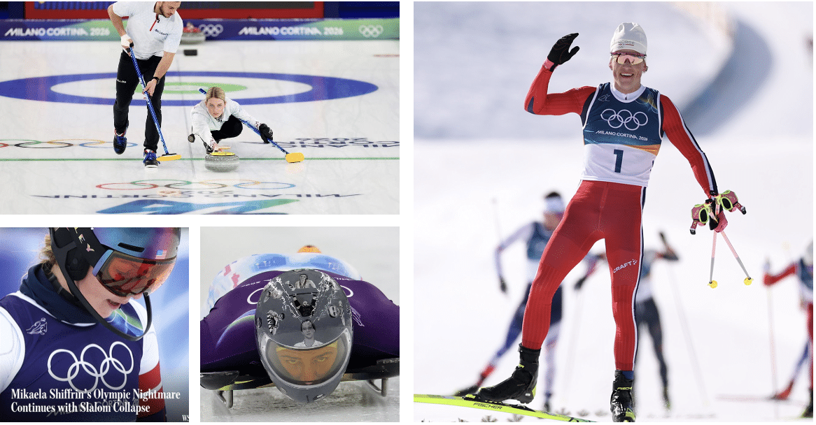 Milano Cortina 2026, Shiffrin, Klaebo, Ukrainian skeleton helmet, USA curling