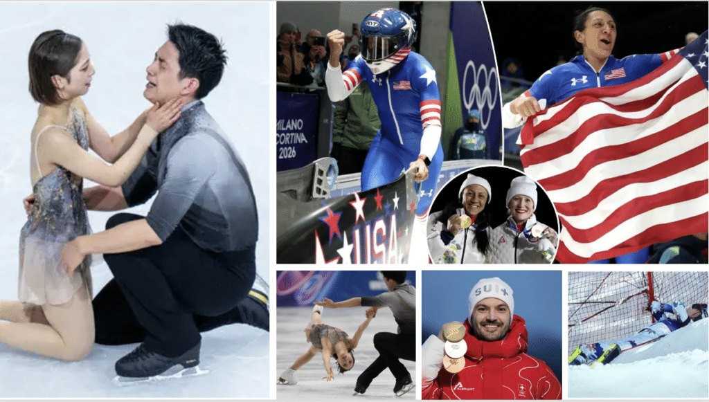 Milano Cortina 2026 day 10 figure skating monobob slalom