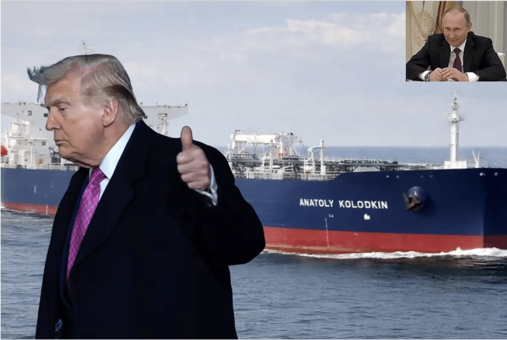 Russian oil tanker crosses Trump's oil blockade