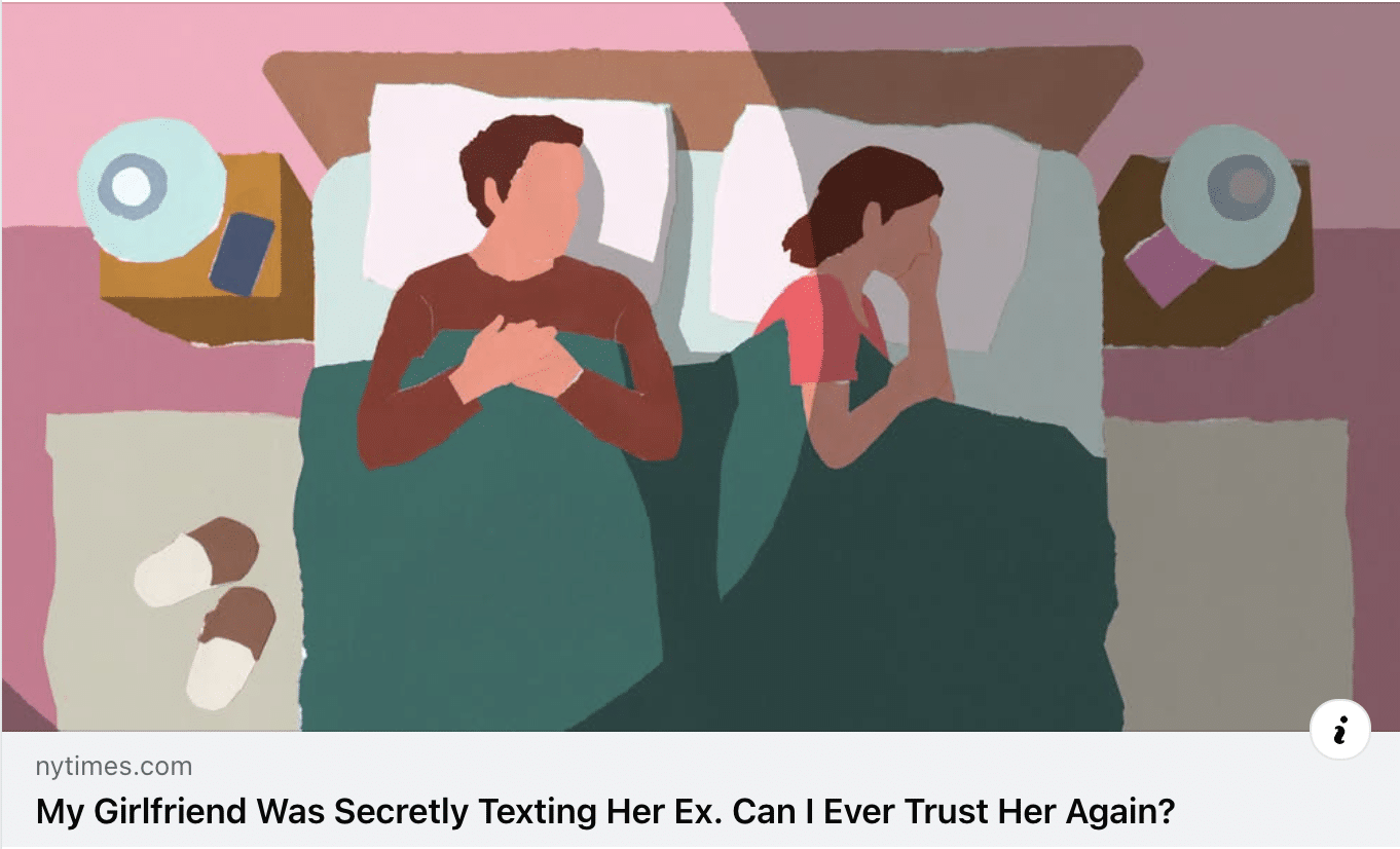 NYT therapist on texting exes