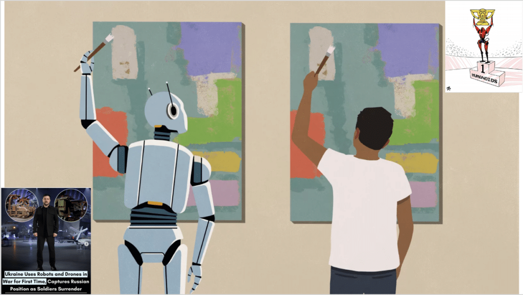 AI robots are emulating and even killing humans. 