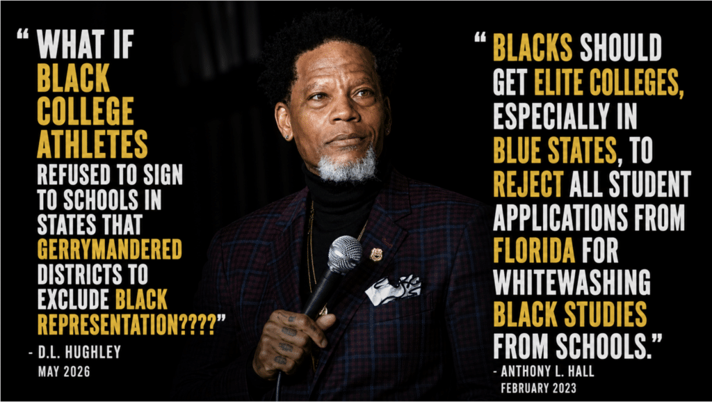 D. L. Hughley on athletes boycotting red states