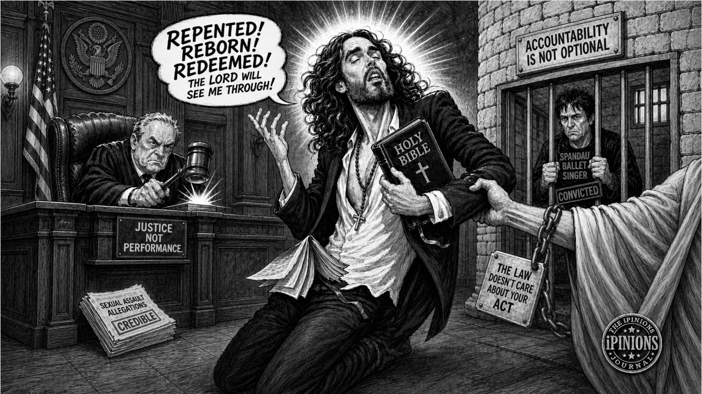 Russell Brand cartoon