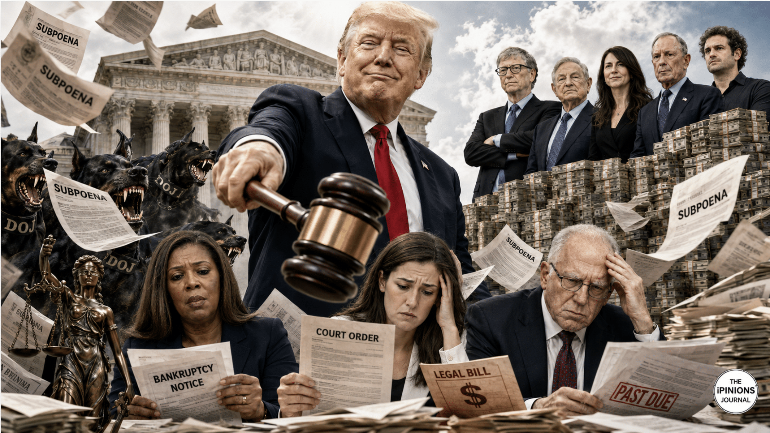 Trump targeting enemies and Democratic billionaires are refusing to fund legal defense fund